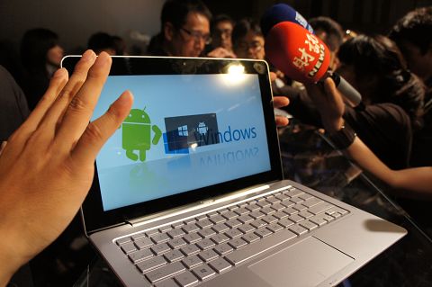 華碩發表windows Android雙系統變形筆電 Ithome