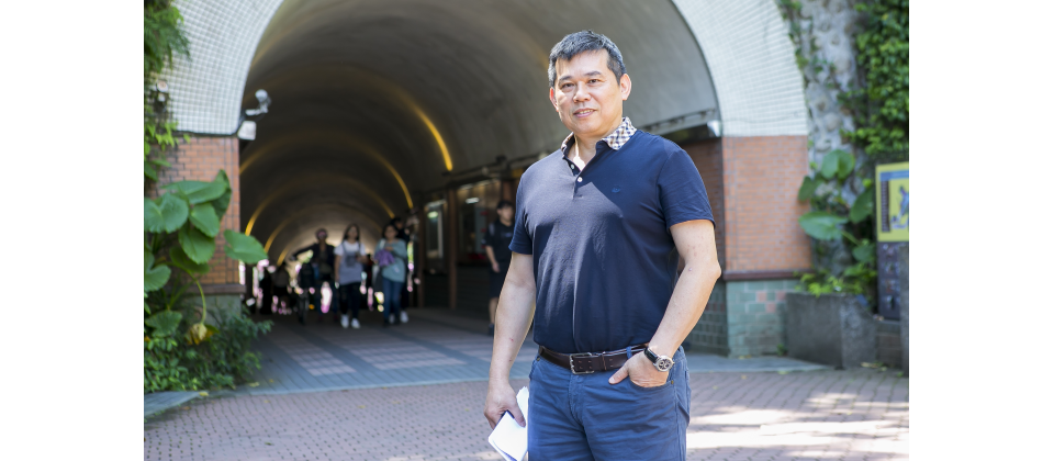 世新大學圖書資訊處圖資長邱孟佑 (攝影/洪政偉)