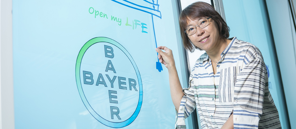 臺灣拜耳資訊部資深經理錢令儀 (攝影/洪政偉)