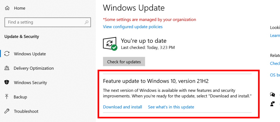 [情報] Windows 10 21H2即將釋出，正名November 