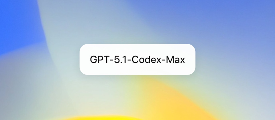 OpenAI發表可持續執行逾24小時任務的GPT-5.1-Codex-Max