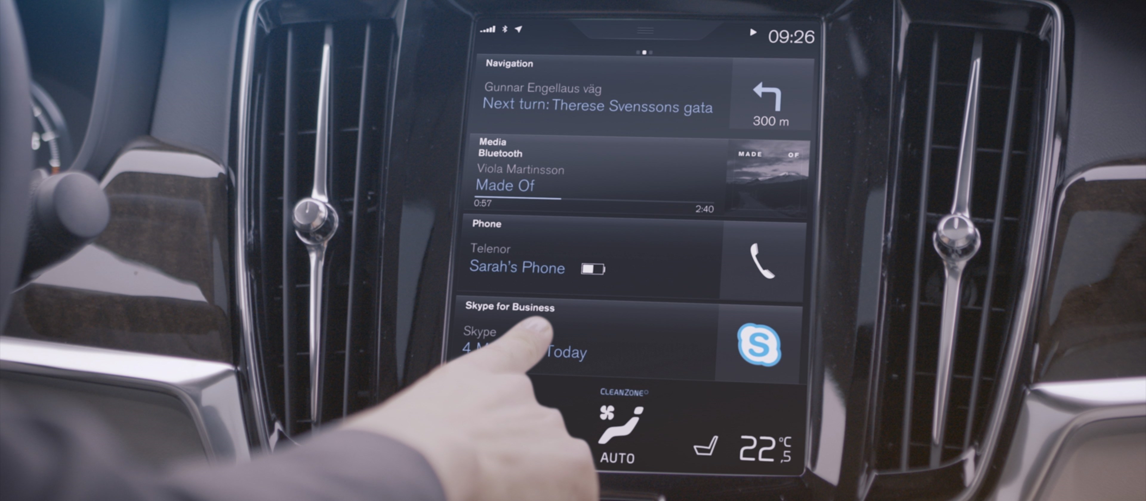 Volvo 90將成為首輛整合skype的汽車 Ithome