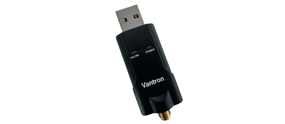 Wi-Fi HaLow適配器VT-USB-AH-8108採用摩爾斯微電子MM8108晶片組,為企業提供高效的連線。