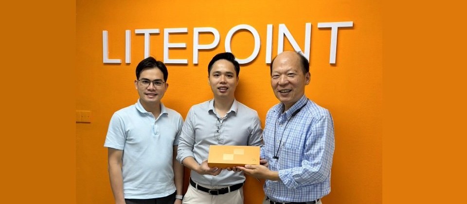 筑波科技營運長許棟材拜訪Litepoint河內分公司銷售及技術支援中心