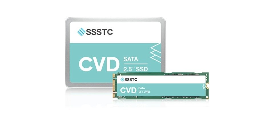 搭載Direct Write技術的SSSTC CVD系列SATA SSD,是影像錄影應用首選。圖片由建興儲存科技提供。