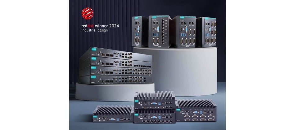 Moxa 新一代x86系列工業電腦具有絕佳的靈活配置彈性和使用者導向設計,榮獲紅點產品設計大獎