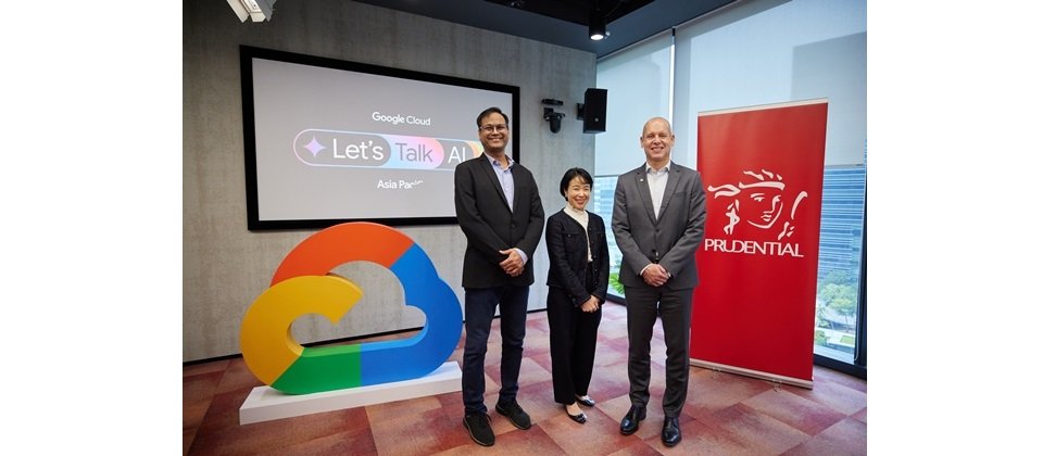 Google Cloud亞太區技術與解決方案總經理Mitesh Agarwal(左)、保誠集團數據分析及人工智能總監Grace Park(中)和保誠集團健康執行總裁Arjan Toor(右)出席Google Cloud Let's Talk AI 亞太媒體活動