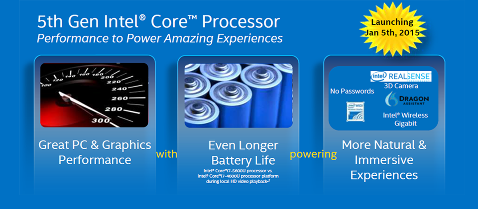 第5代core處理器搶先預覽 Intel超低電壓cpu打頭陣 全面進化14奈米 Ithome