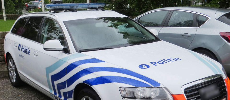 示意圖,Photo by Dickelbers on https://commons.wikimedia.org/wiki/File:Police_car_of_Belgium_01.JPG (CC BY-SA 3.0)