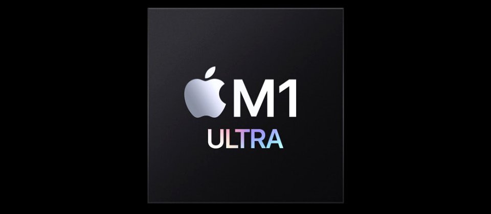蘋果M1 Ultra處理器示意圖,圖片來源/蘋果