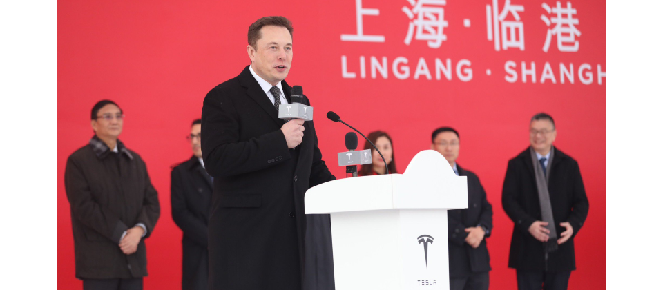 中國不僅是特斯拉的重要生產基地,也是特斯拉在全球的第二大市場。情境示意圖,圖片來源/Tesla