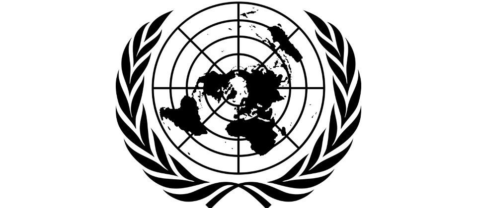 Photo credit: Shizhao Abhi018 on https://commons.wikimedia.org/wiki/File:Logo_of_the_United_Nations_(B%26W).svg (public domain)