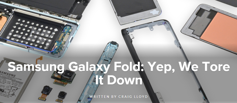 圖片來源:iFixit(https://ifixit.org/blog/16087/samsung-galaxy-fold-teardown/)