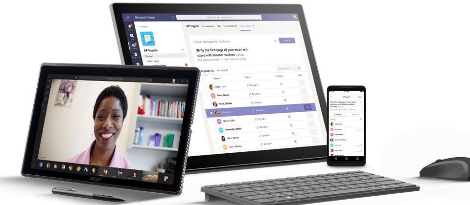 Microsoft Teams示意圖,圖片來源/微軟