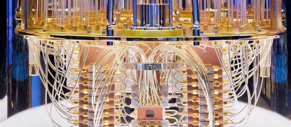 量子電腦示意圖,圖片來源/IBM