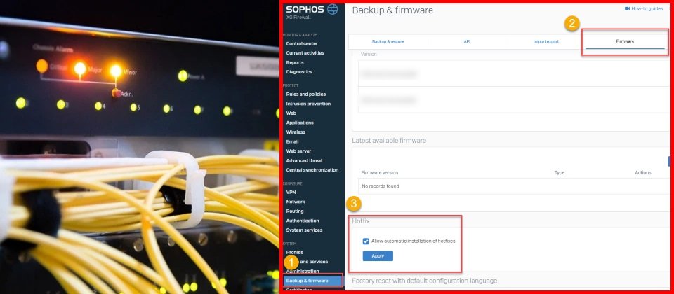 Sophos指出,駭客先前企圖透過4月底修補的XG Firewall產品漏洞,植入木馬程式,該公司釋出修補之後,駭客隨即改變攻擊策略,企圖透過同一個漏洞來散布勒索軟體,提醒用戶務必修補漏洞,安裝預設值為自動更新,有變更設定的用戶,應儘速手動更新或開啟自動更新https://community.sophos.com/kb/en-us/135415。