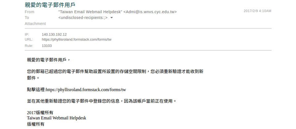 網釣郵件示意圖(圖片來源:CelloPoint)