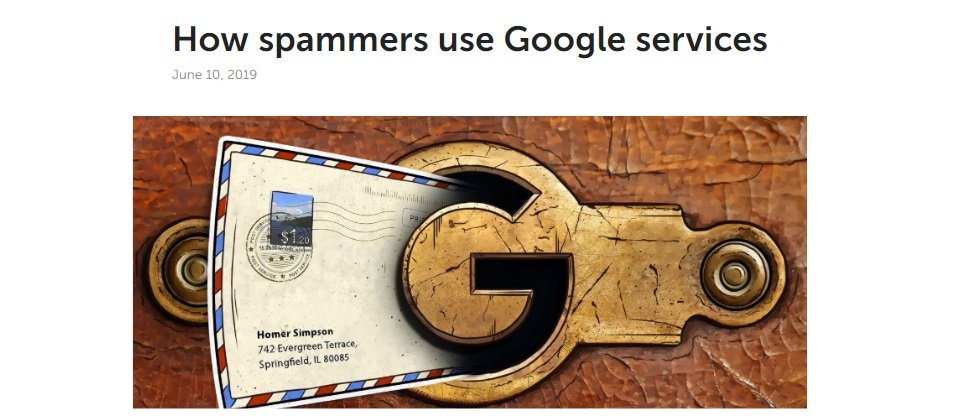 翻攝自:https://www.kaspersky.com/blog/spam-through-google-services/27228