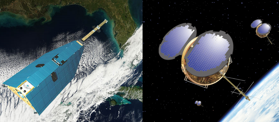 GPS衛星示意圖,圖片來源:NASA(https://www.nasa.gov/sites/default/files/missions_using_blackjack_receivers.png)