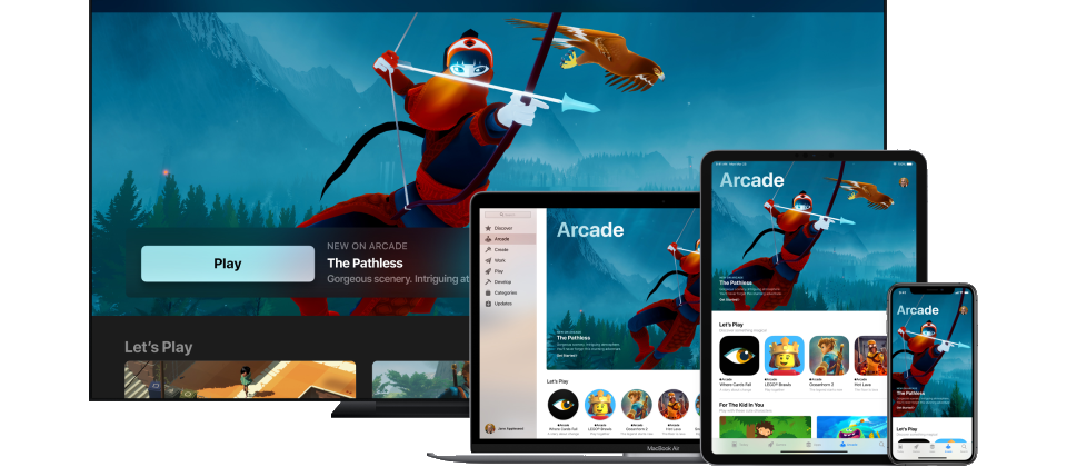2019年蘋果陸續推出原創影片內容Apple TV+、新聞雜誌服務Apple News+及遊戲訂閱服務Apple Arcade,都讓用戶上傳的資料量爆炸成長。The Information相信,用戶端需求成長速度已經超越蘋果自建資料中心,迫使蘋果增加委外採購。(圖片來源/蘋果)