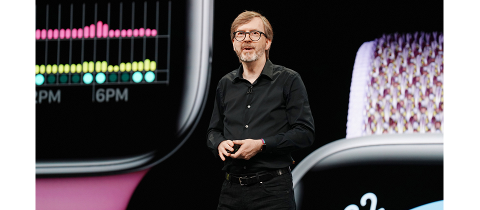 蘋果再傳電動車部門調兵遣將,負責Apple Watch及Health的主管Kevin Lynch(上圖,圖片來源/蘋果)將轉調電動車專案Project Titan。