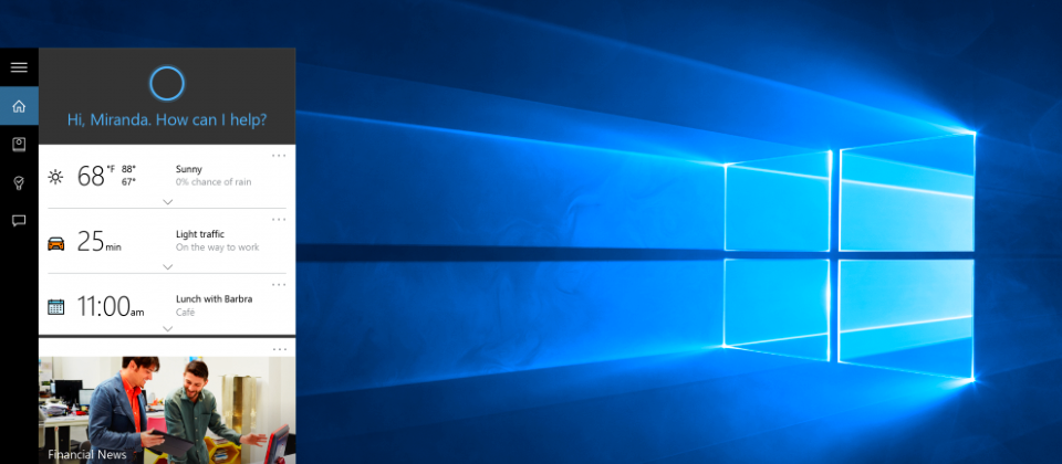 有用戶反映Windows 10 2004會導致裝置明明可以連網,但是Windows 10 的網路連線指示卻顯示沒有,雖然這問題不影響瀏覽一般網頁,但是某些仰賴Windows 10連線的App卻會受到影響,例如Cortana。(圖片來源/微軟)