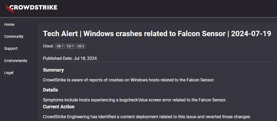 圖片來源/<a href="https://www.reddit.com/r/WindowsHelp/comments/1e6ygxc/bsod_error_on_windows_crowdstrike/">u/Sam7493 on reddit</a>