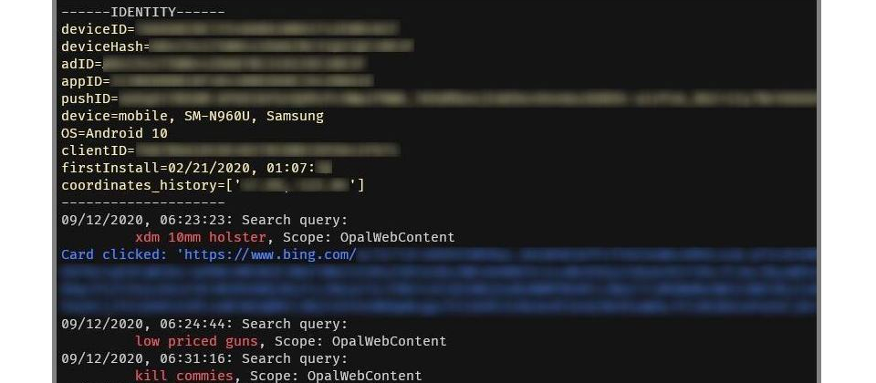 安全廠商WizCase偕同白帽駭客Ata Hakcil於本月發現,一臺隷屬於微軟的連網伺服器未加密碼。這臺伺服器為一Elasticsearch伺服器,存放Bing App用戶使用而產生的相關資料,包括查詢關鍵字、使用裝置等資訊。(圖片來源/WizCase)