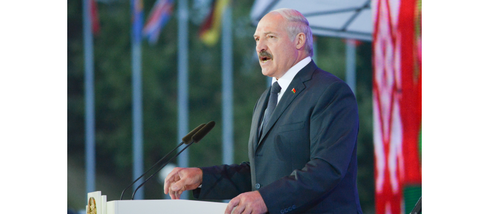 白俄羅斯總統魯卡申柯(Alexander Lukashenko)Photo by Okras on https://commons.wikimedia.org/wiki/File:Alexander_Lukashenko,_opening_of_Slavianski_Bazar_2014.jpg (CC BY-SA 4.0)