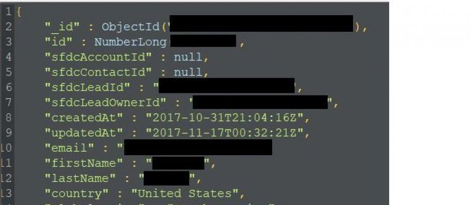 研究人員取得的部份資料。