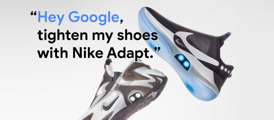 目前Google Assistant支援的第三方程式包括Twitter、Spotify、可自動綁鞋帶的Nike Adapt等。