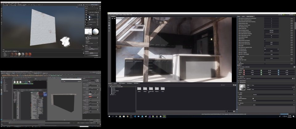 在這一兩年Nvidia的大型研討會場合當中,經常被他們提及的Omniverse多人協作設計平臺,10月終於進入公開測試階段,在這個軟體平臺裡面,可運用多GPU來進行即時模擬,以及數位內容的多人協同設計,而這背後仰賴的是Nvidia RTX系列GPU的光線追蹤技術,以及通用場景敘述(USD)資料交換格式。(圖片來源/Nvidia)