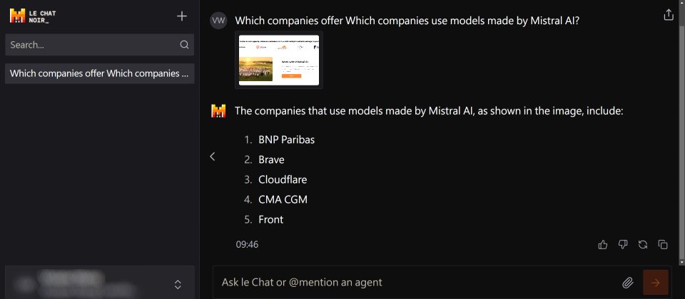 Mistral AI更新聊天機器人Le Chat,將底層模型升級至Pixtral Large,讓新版的Le Chat可理解文字、文件與圖像。