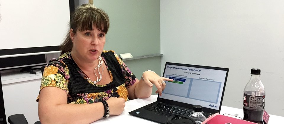 Gartner全球金融服務產業研究與諮詢部門副總裁暨分析師Kimberly Harris-Ferrante。