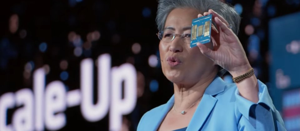 AMD執行長蘇姿丰在美國舊金山正式發表第5代EPYC處理器,最高擁有192個核心。