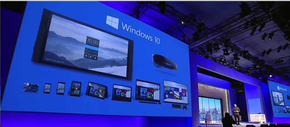 Windows 10是微軟用來通吃所有大小螢幕裝置的萬用OS。