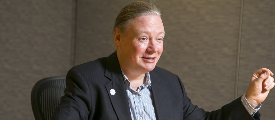 Apache軟體基金會的共同創辦人,也是Hyperledger執行董事Brian Behlendorf(圖片來源/iThome)