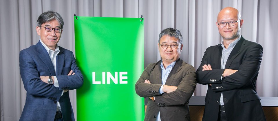 LINE Bank未來經營核心,包括了LINE Bank預定執行長黃以孟(圖左)、日本LINE財務長黃仁埈將擔任LINE Bank預定董事長(圖中),以及LINE Financial臺灣董事長暨總經理陳立人(圖右)。