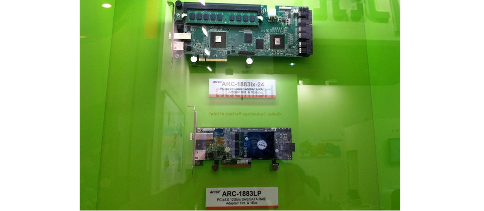漸趨完整的12Gb SAS產品—板卡 漸趨完整的12Gb SAS產品—板卡