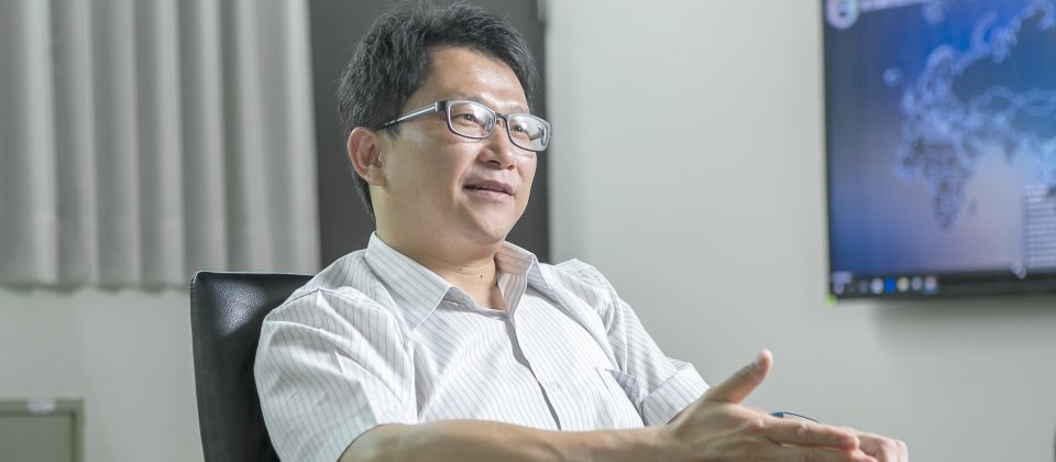 行政院資安處處長簡宏偉表示,《資通安全管理法》通過之後,為政府目前正在推動的許多資安事項,提供很好的法源依據和法制基礎。(攝影/洪政偉)