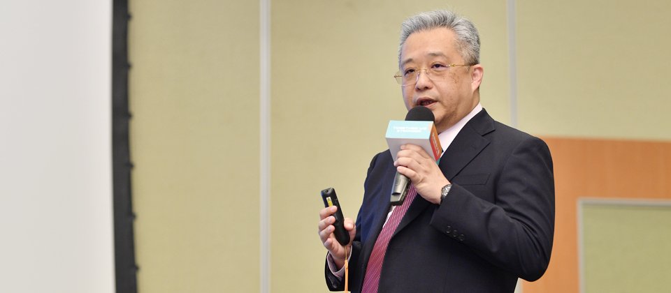 中華民國電腦稽核協會理事長張紹斌。