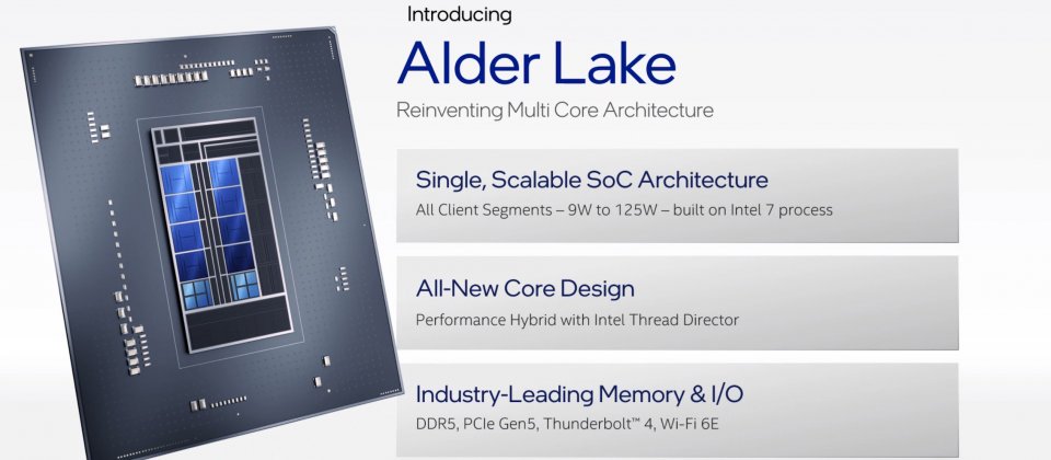 英特爾將在今年將推出的Alder Lake(Intel 7製程技術)中採用效能與效率核心的混合式架構。