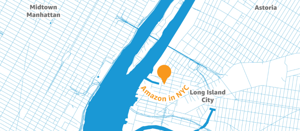 Amazon在紐約市第二總部的預定地(圖片來源/Amazon)