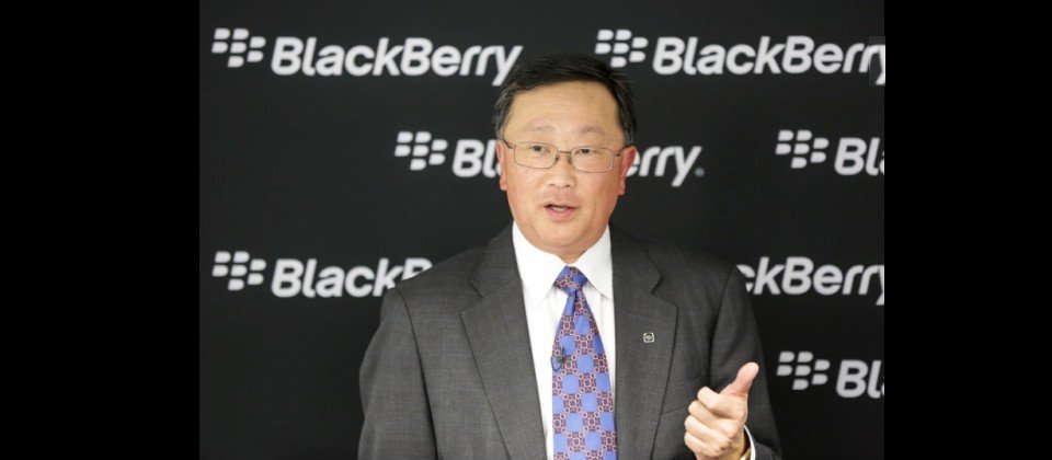 BlackBerry 高層親自參與MWC盛會,執行長程守宗(John Chen)並在會場接受媒體採訪。