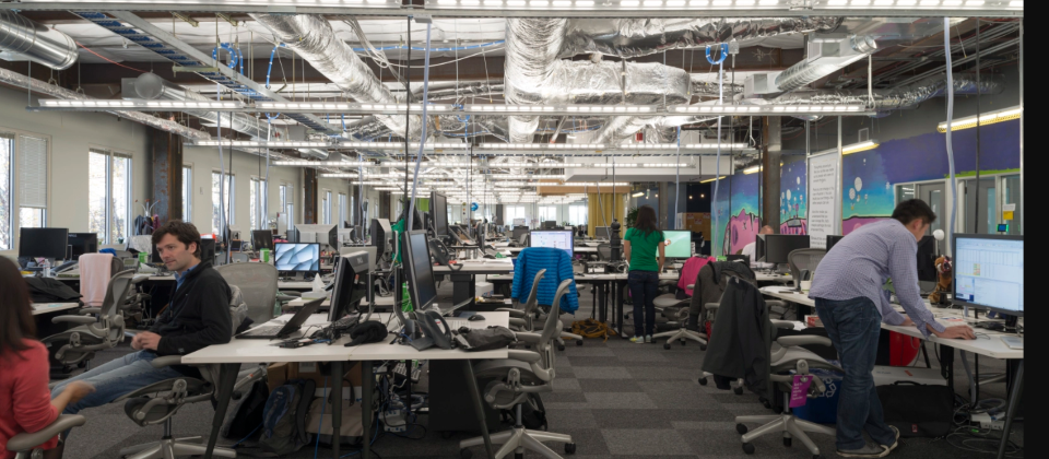 情境图:facebook总部办公室(图片来源/facebook)