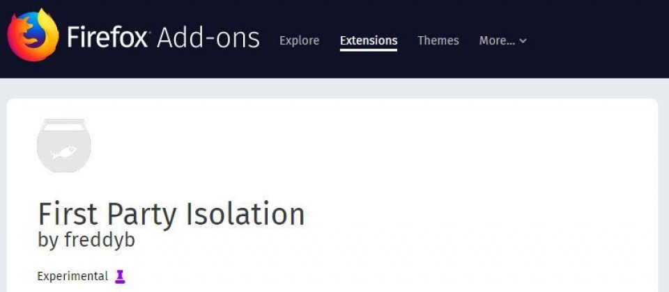 Firefox 55加入了First-Party Isolation以防堵廣告追蹤。