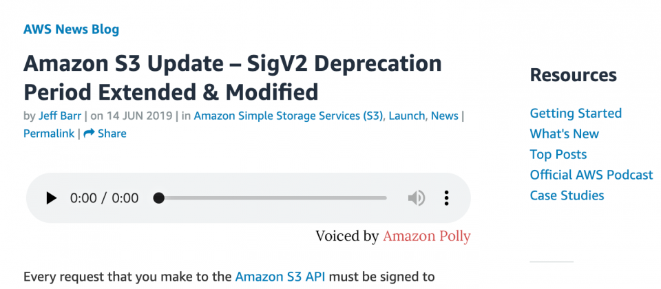 Aws改變amazon S3的sigv2棄用計畫 現有儲存桶仍可繼續使用sigv2 Ithome