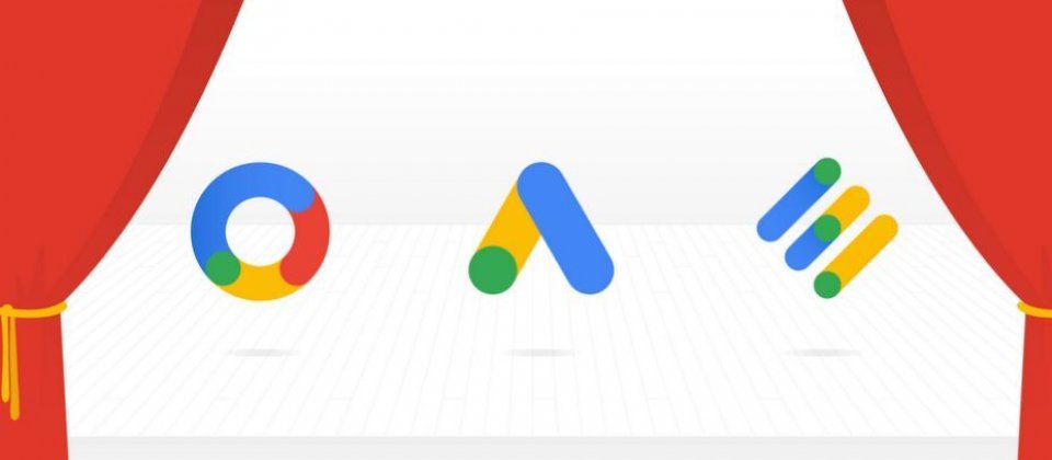 Google新的廣告及行銷品牌,左至右為Google Marketing Platform、Google Ads與Google Ad Manager。