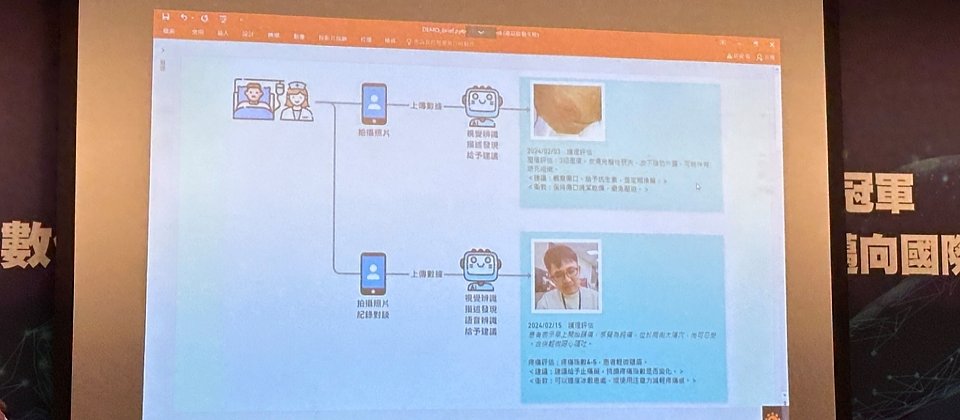 中醫大附醫揭露Google MedLM另一應用方向,這次瞄準護理領域,可分析患者傷口照片或疼痛患者表情,產出文字描述、照護建議和衛教建議。