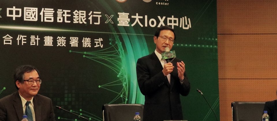 中國信託銀行總經理陳佳文。 (攝影/李靜宜)